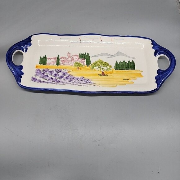 Sur La Table Scenic Handle Platter Rectangular Portugal - Picture 1 of 7